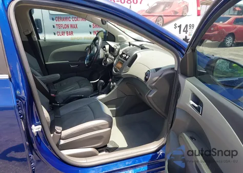2013 Chevrolet Sonic Ltz Auto из США, поврежденный, VIN 1G1JE5SH1D4151118